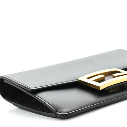 Fendi Vitello King Mini Flat Baguette Black 8 of 9