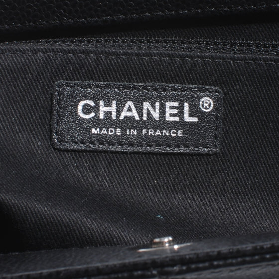 Caviar CC Timeless Shopping Tote Black