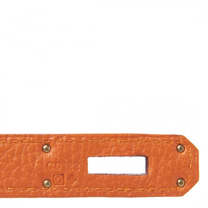 Hermes Togo Kelly Retourne 35 Orange 26 of 32