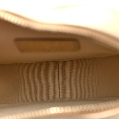 Chanel Metallic Lambskin Quilted CC In Love Heart Clutch With Chain Gold 5 of 9