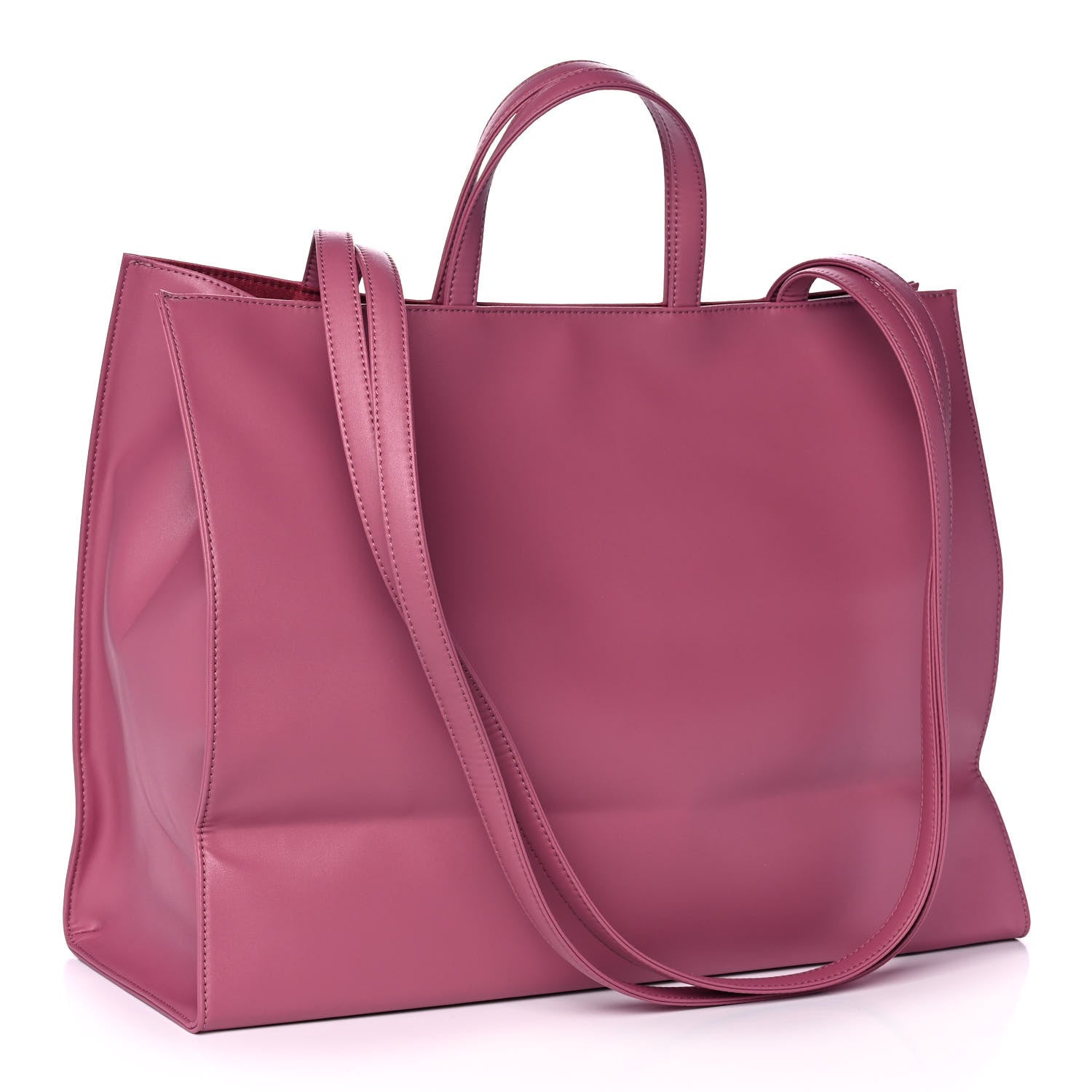 Telfar Vegan Leather Large Shopping Bag Corned Beef 3 of 13