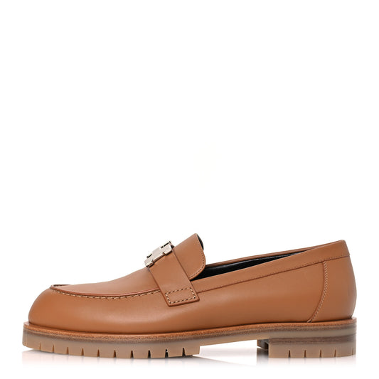 Calfskin Womens Faubourg Loafers 37 Naturel