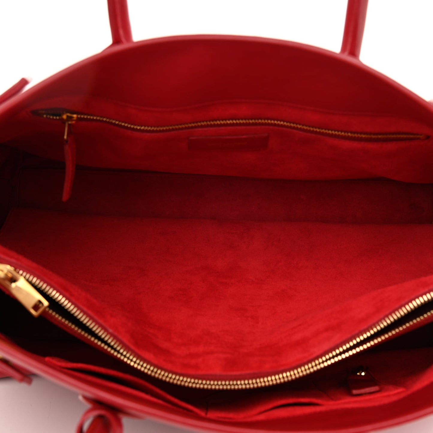 Calfskin Large Sac de Jour Carryall Rouge Orient