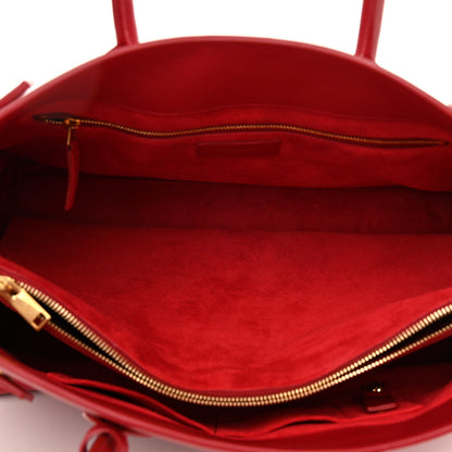 Saint Laurent Calfskin Large Sac de Jour Carryall Rouge Orient 4 of 14