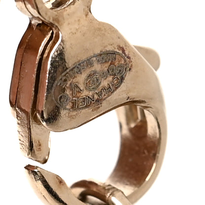 Chanel Crystal Enamel Pearl CC Bracelet Black Gold 5 of 5