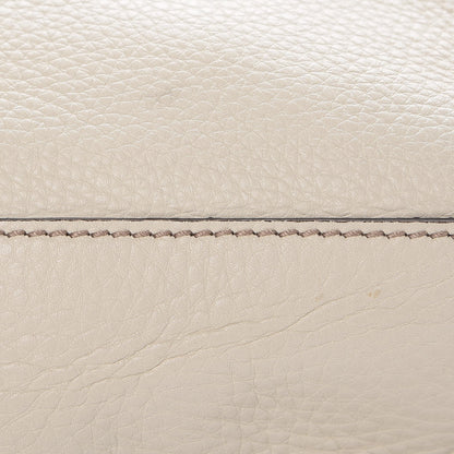 Gucci Pebbled Calfskin Large Soho Top Handle Bag Off White 13 of 13