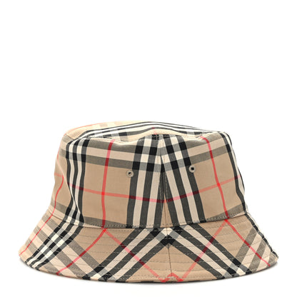 Burberry Technical Cotton Vintage Check Bucket Hat XL Archive Beige 3 of 7