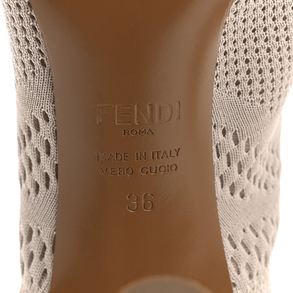 Fendi Technical 3D Mesh FFrame Tall Boots 36 Folk 7 of 8