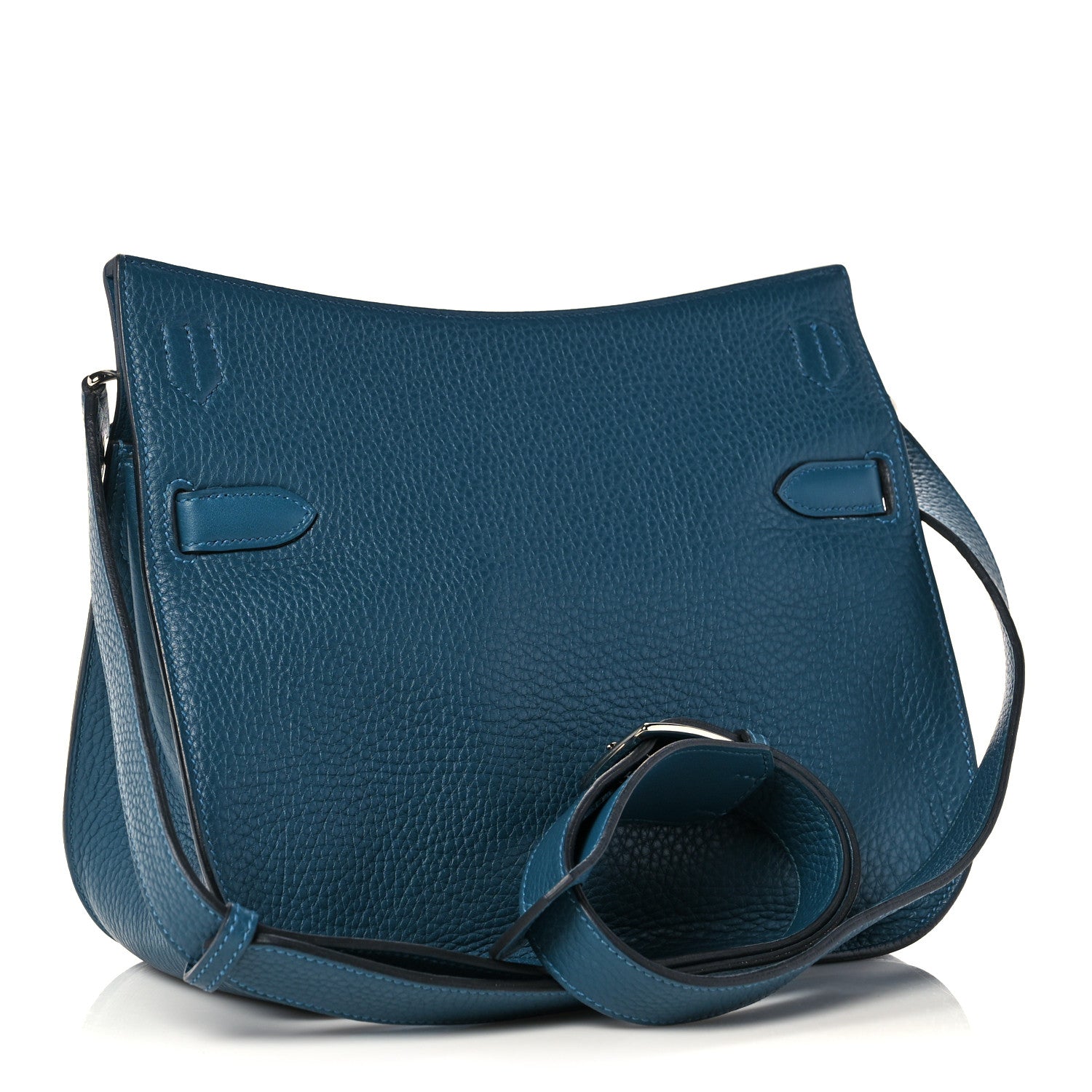Hermes Taurillon Clemence Swift Jypsiere 28 Cobalt 3 of 9