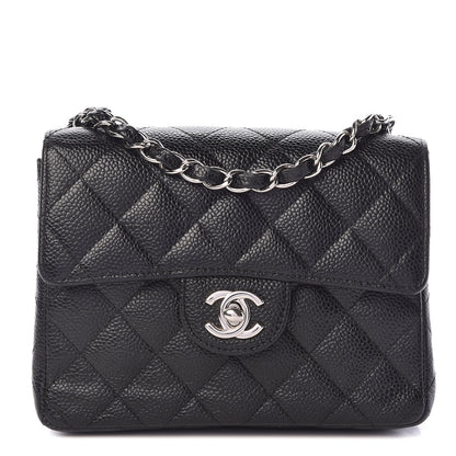 Chanel Caviar Quilted Mini Square Flap Black 1 of 12