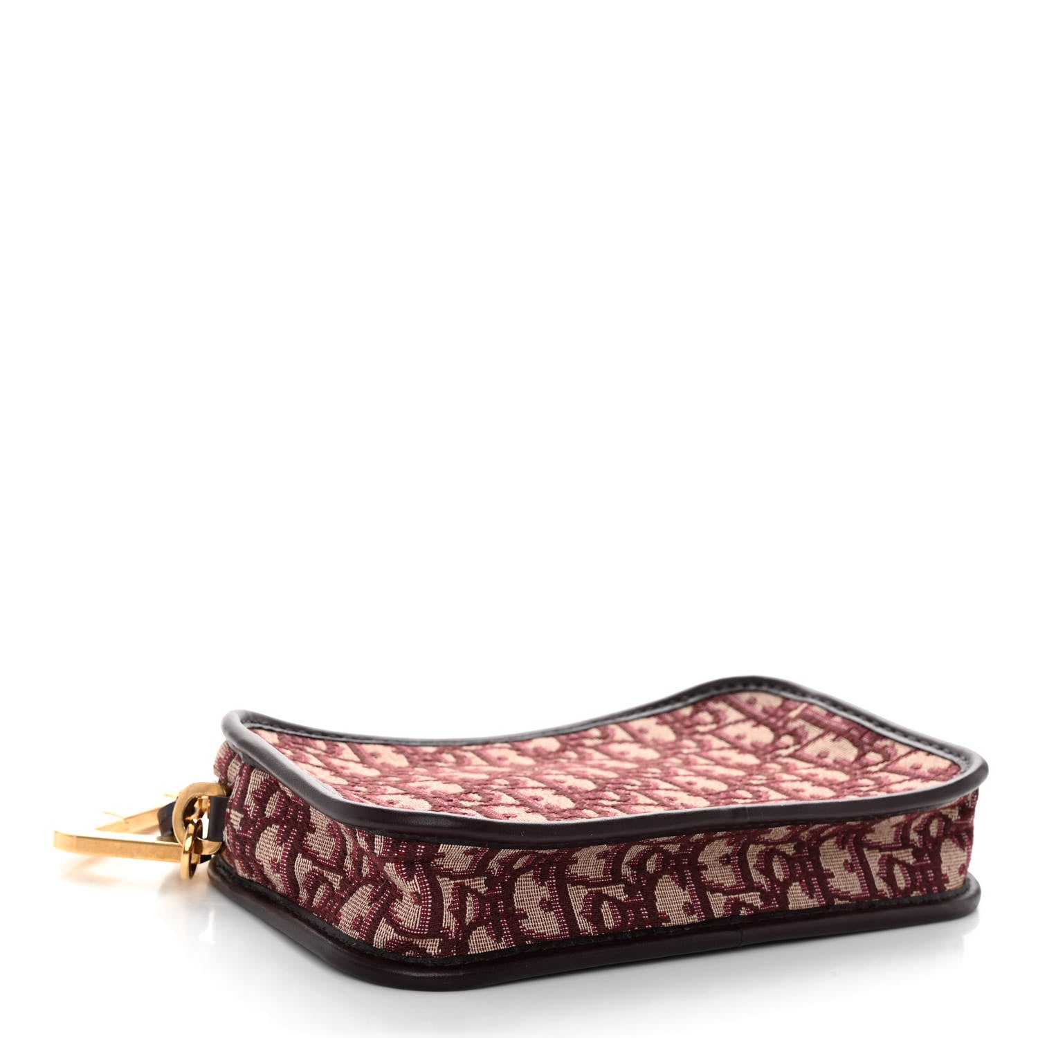 Christian Dior Oblique Diorquake Clutch Burgundy 4 of 10