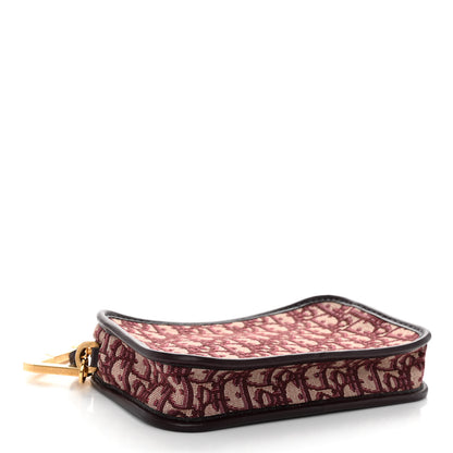 Christian Dior Oblique Diorquake Clutch Burgundy 4 of 10