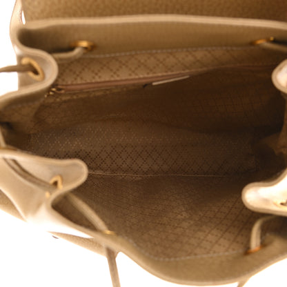 Gucci Calfskin Bamboo Backpack Beige 4 of 14