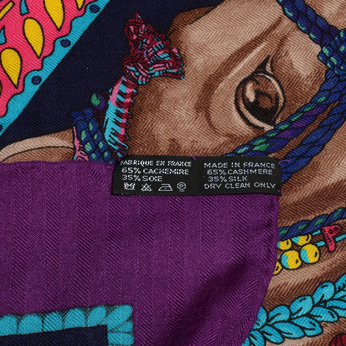 Cashmere Silk La Danse Du Cheval Marwari Shawl 140
