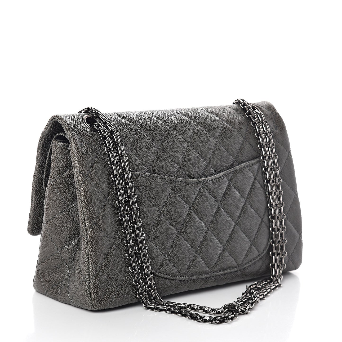Caviar Quilted 2.55 Reissue 226 Flap Grey