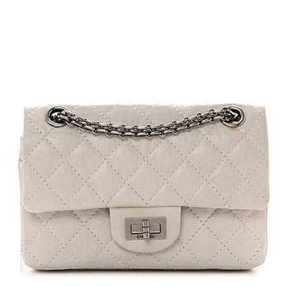 Chanel Aged Calfskin 50th Anniversary 2.55 Reissue 224 Flap White 1 of 14