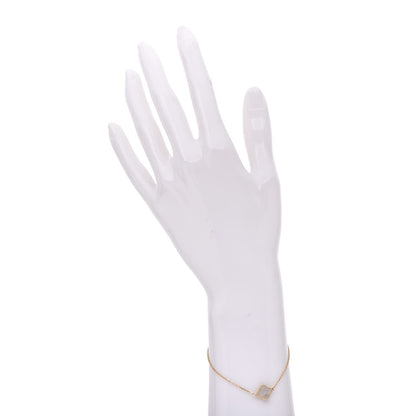 Van Cleef & Arpels 18K Yellow Gold Mother of Pearl Sweet Alhambra Bracelet 2 of 6