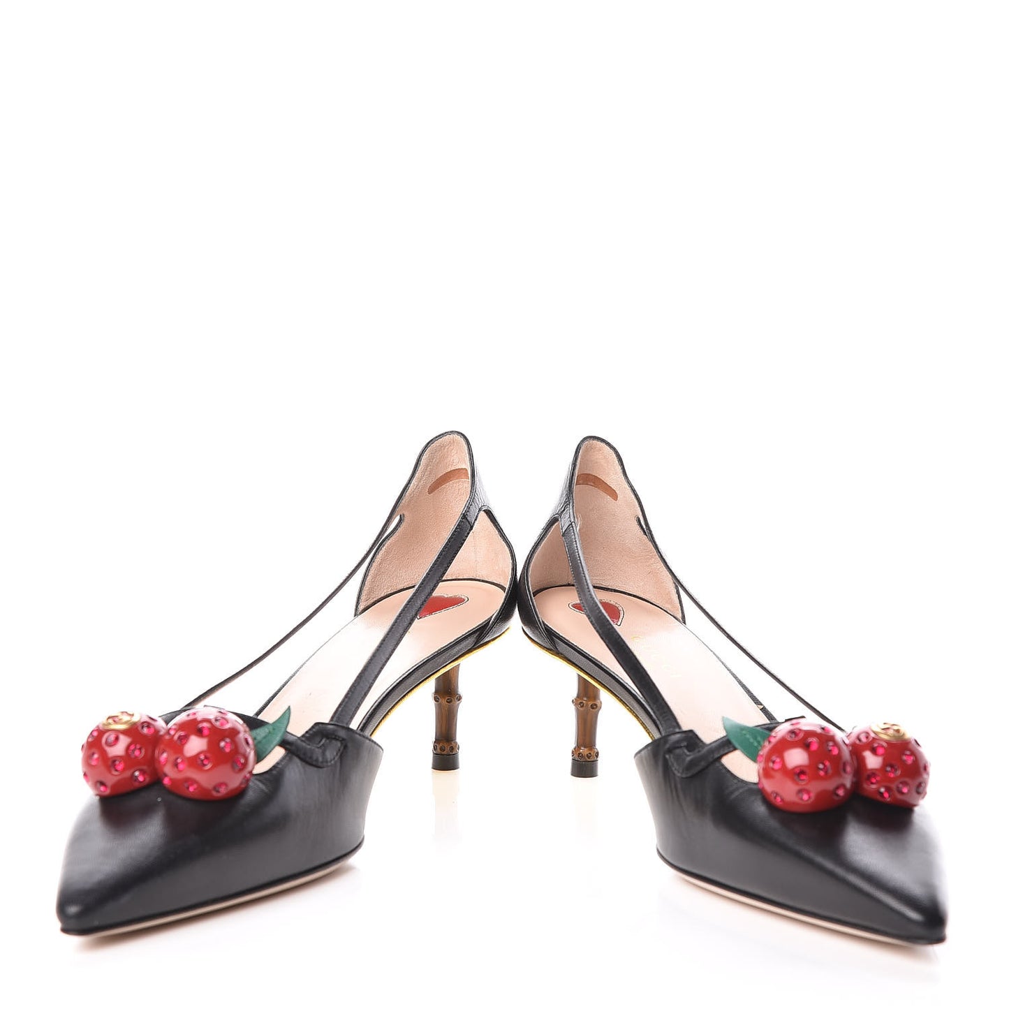Nappa Unia Cherry Pumps 40 Black