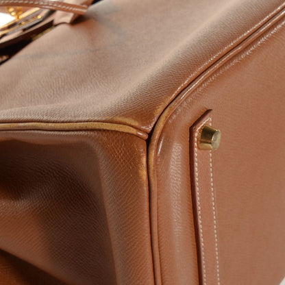 Hermes Courchevel Birkin 35 Gold 26 of 28