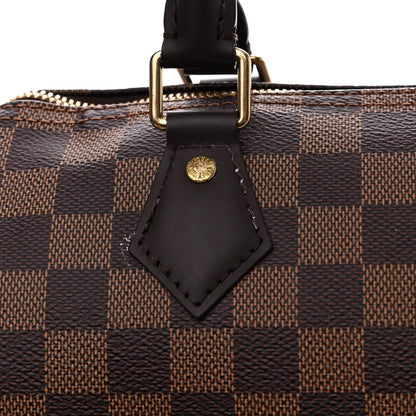 Louis Vuitton Damier Ebene Speedy Bandouliere 25 11 of 13