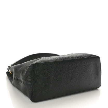 Gucci Pebbled Calfskin Large Soho Hobo Black 4 of 10