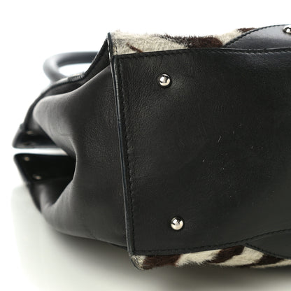 Dolce & Gabbana Pony Hair Zebra Print Top Handle Satchel 4 of 15