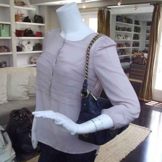 Leather Quilted Multipocket Hobo