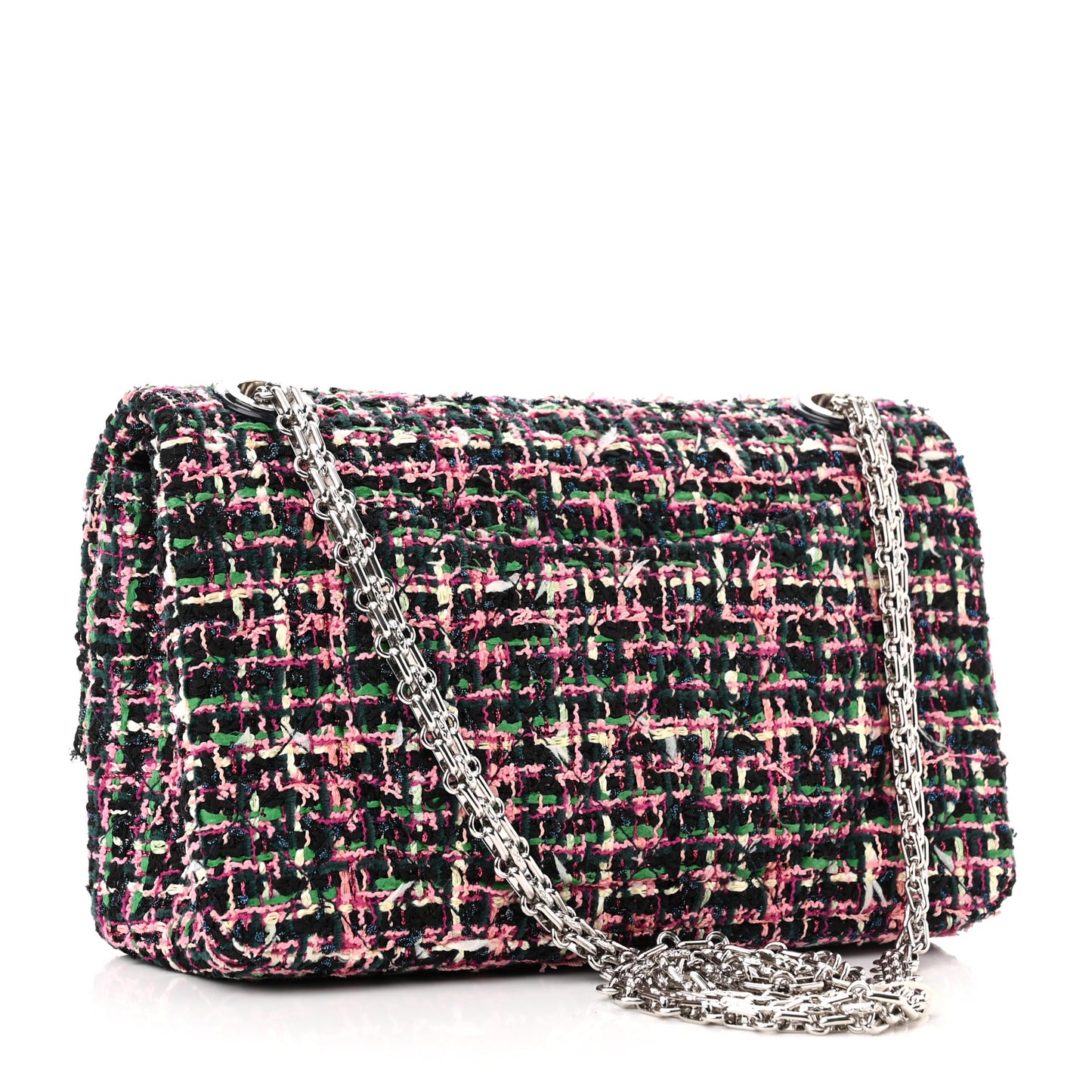 Tweed Resin 2.55 Reissue 225 Flap Pink