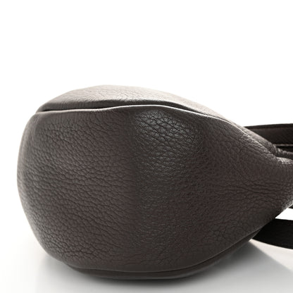The Row Deerskin Small Slouchy Banana Bag Espresso 10 of 11