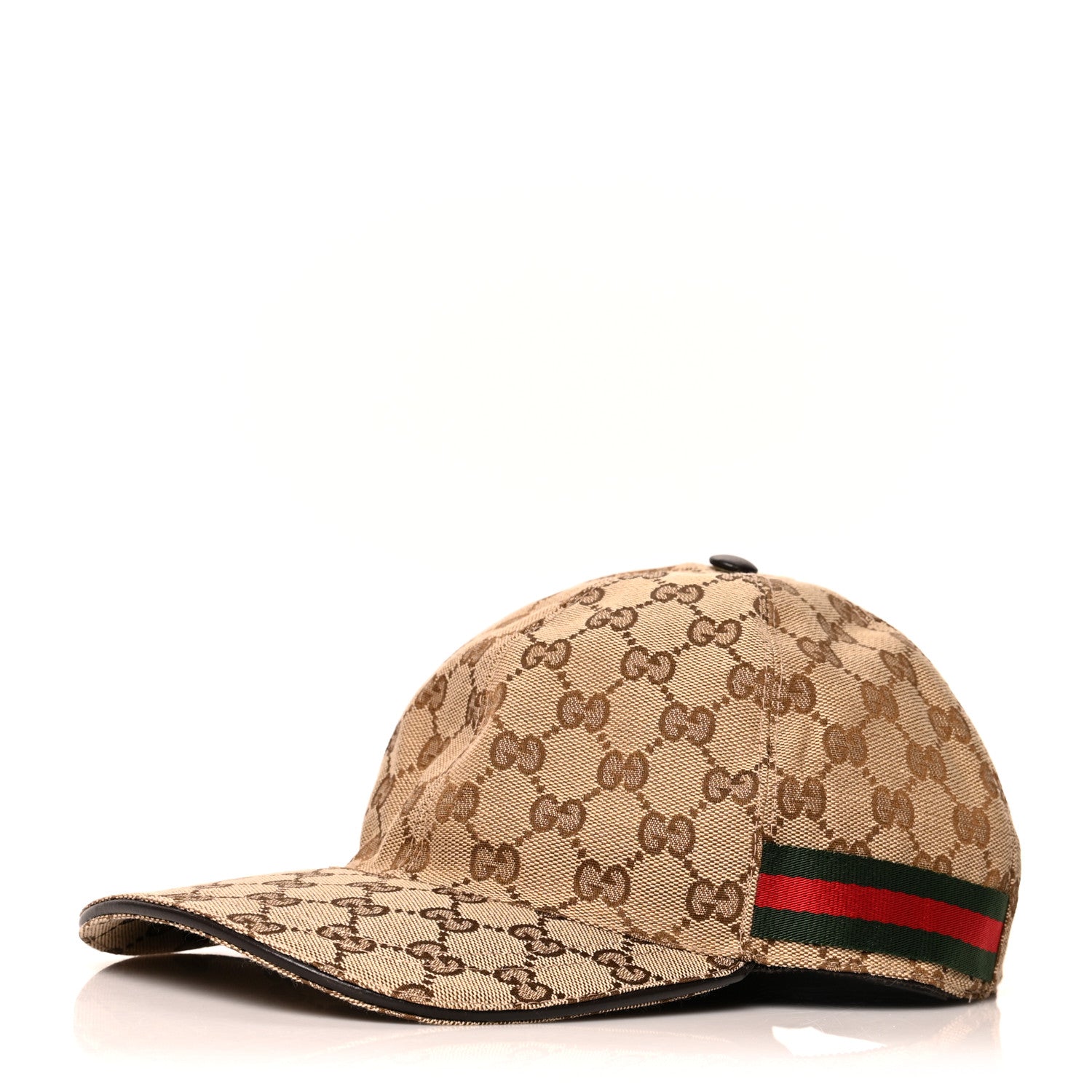 Gucci Monogram Web Baseball Hat M Beige Cocoa 1 of 10