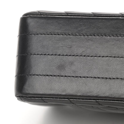 Chanel Lambskin Chevron Quilted Mini Rectangular Flap So Black 14 of 16