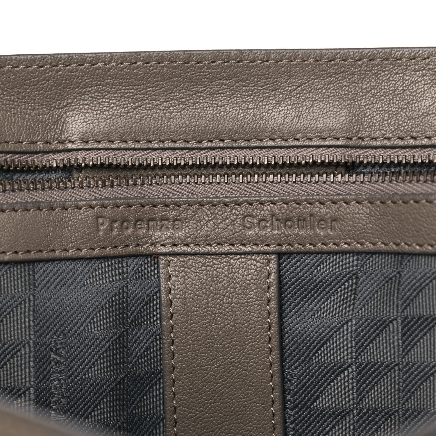 Proenza Schouler Lambskin Large PS1 Satchel Smoke 5 of 7