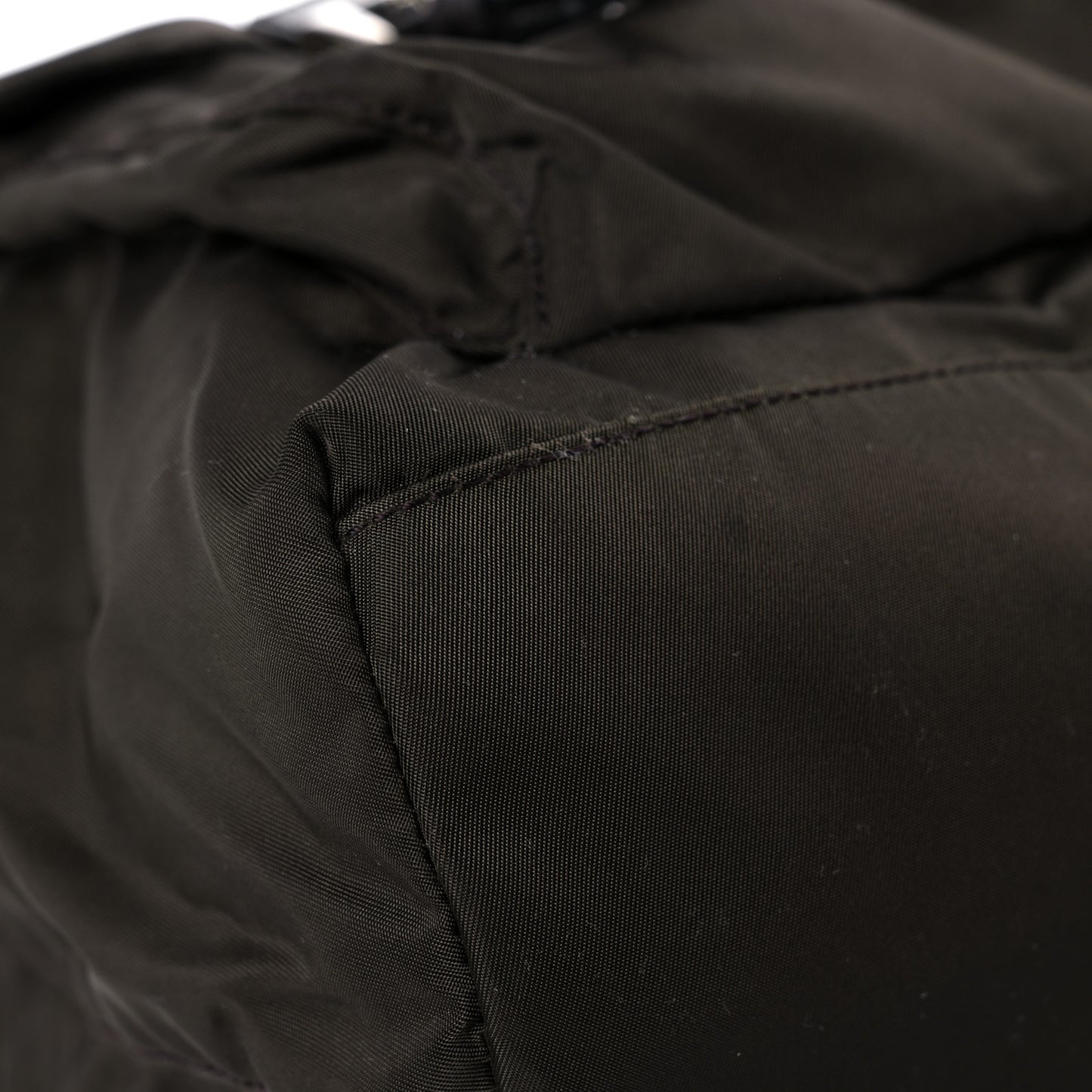 Nylon Vela Shopping Tote Ebano