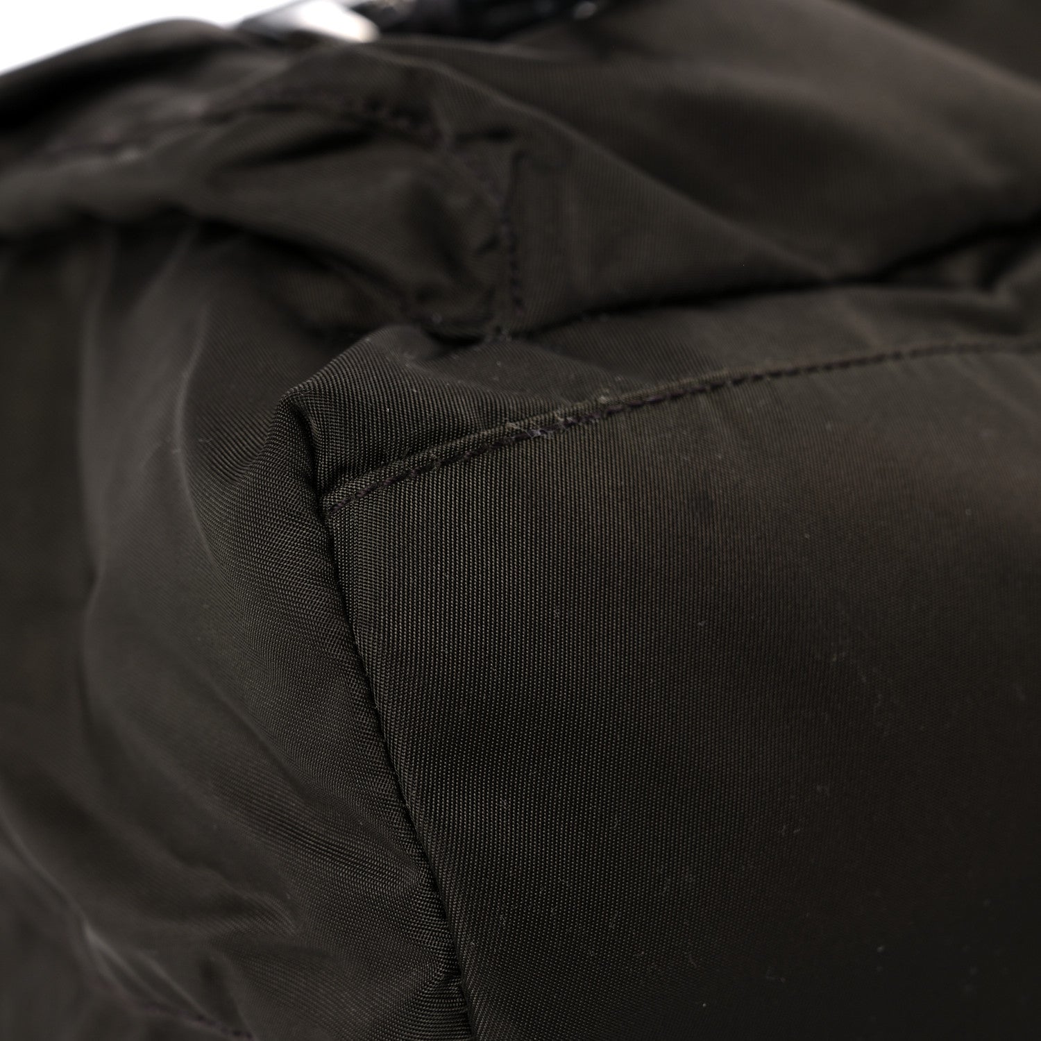 Prada Nylon Vela Shopping Tote Ebano 7 of 13