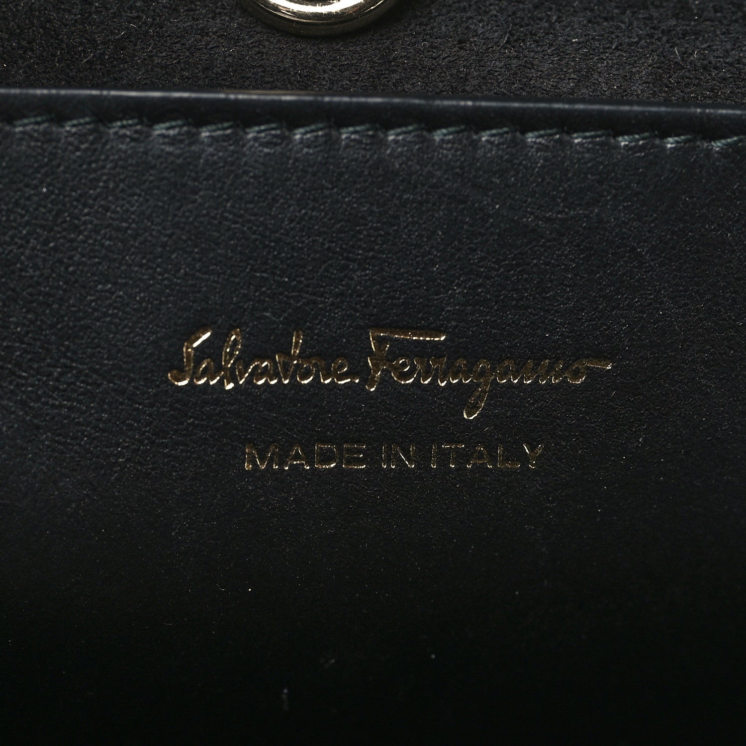 Salvatore Ferragamo Grained Calfskin Medium Meera Tote Black 5 of 8