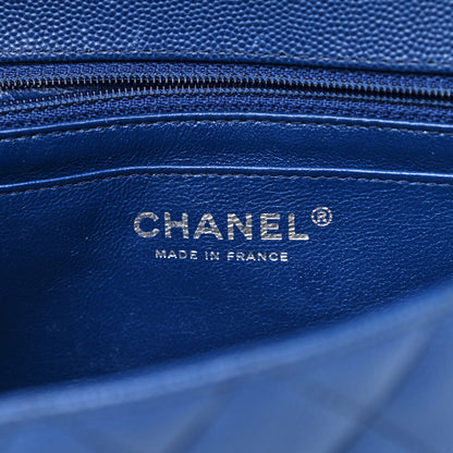 Chanel Caviar Quilted Mini Rectangular Flap Blue 6 of 11