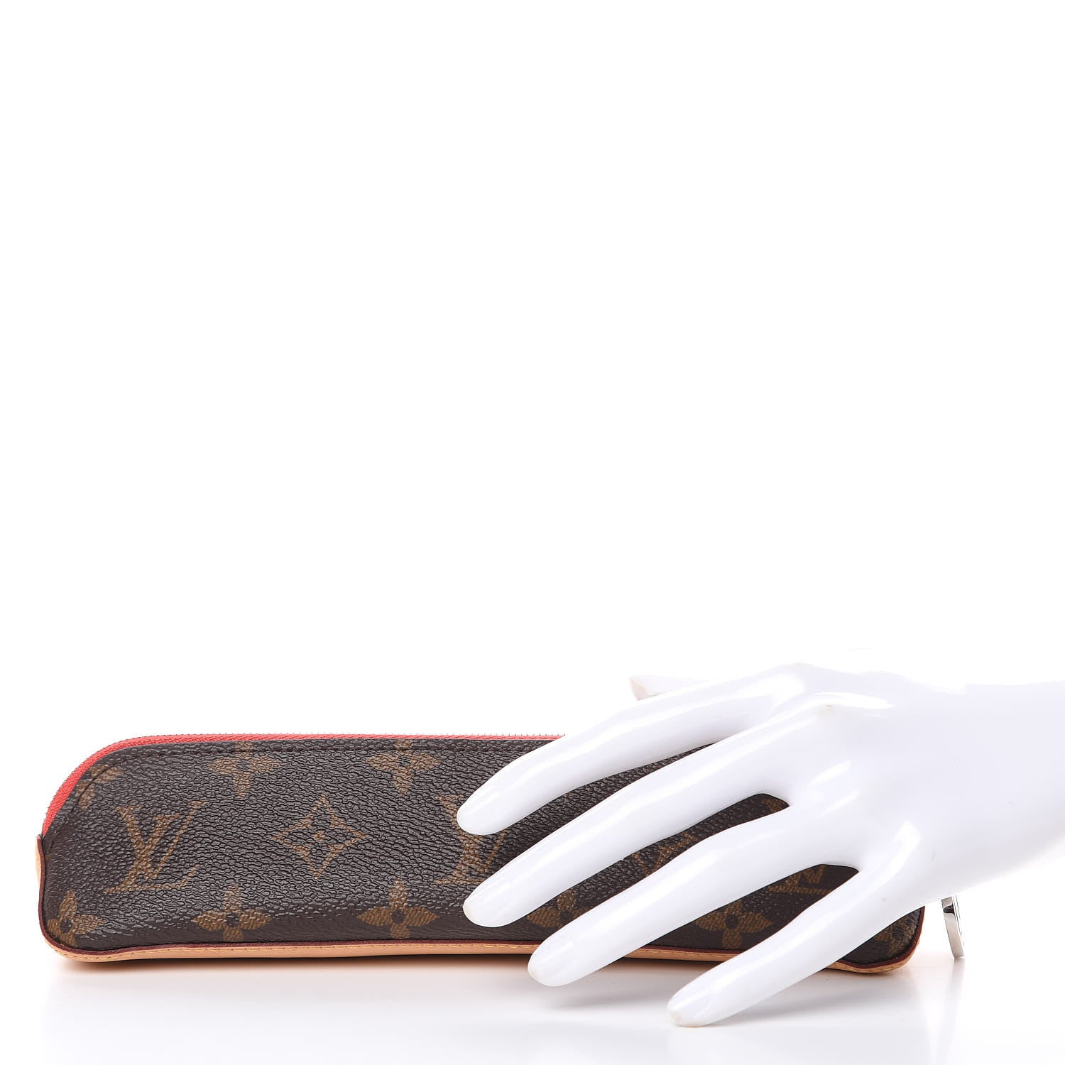 Louis Vuitton Monogram Elizabeth Pencil Pouch Red 2 of 10