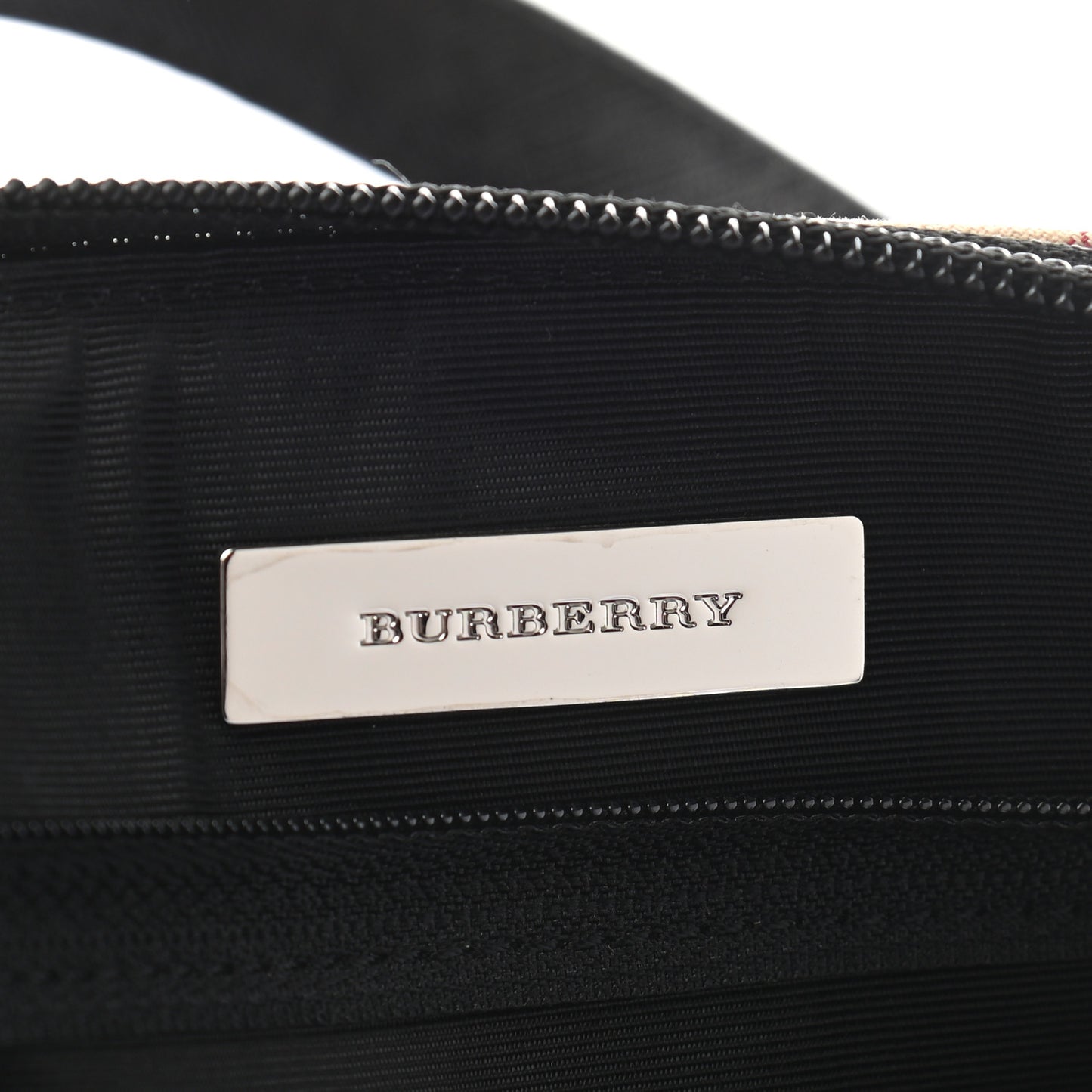 Vintage Check Bowler Tote Black