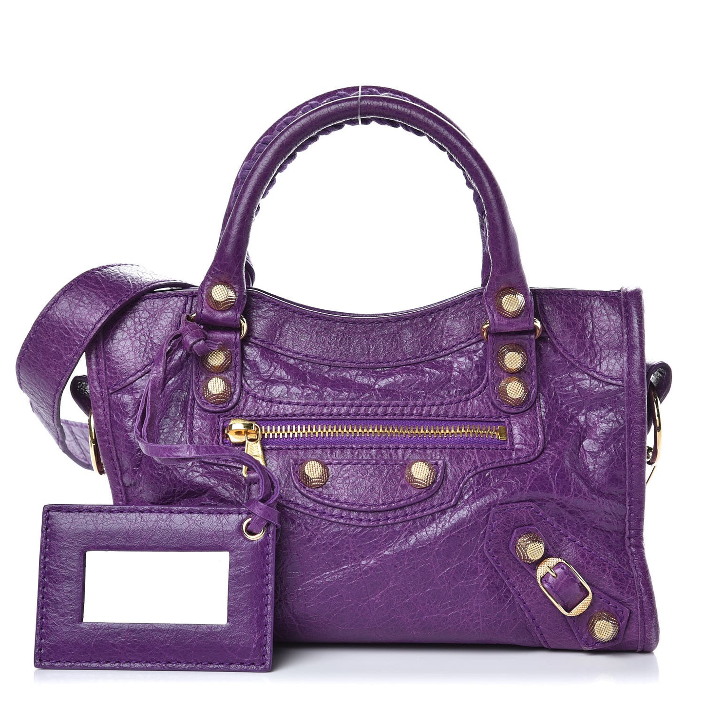 Agneau Giant 12 Gold Hardware Mini City Ultraviolet
