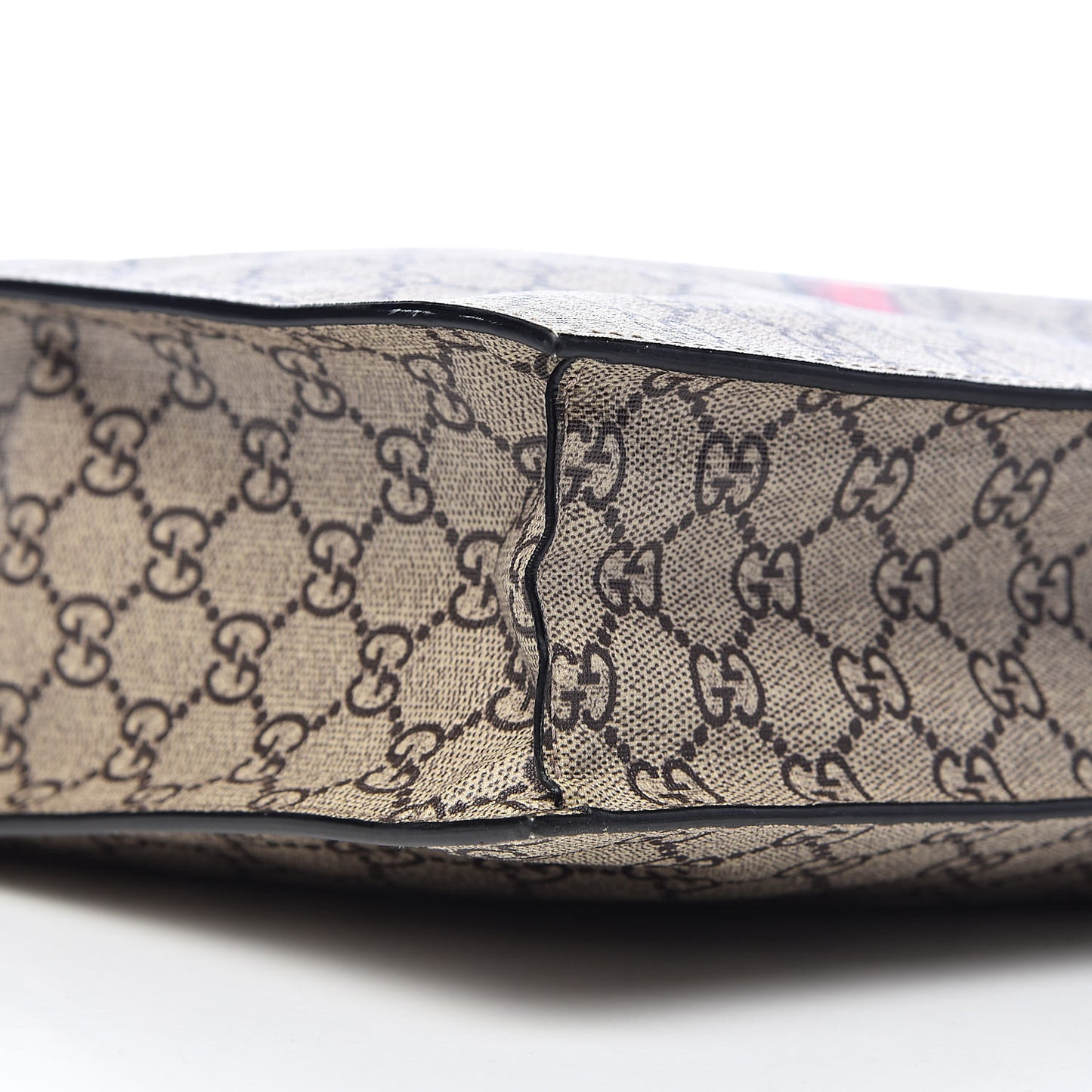 Soft GG Supreme Monogram Kingsnake Vertical Tote Black