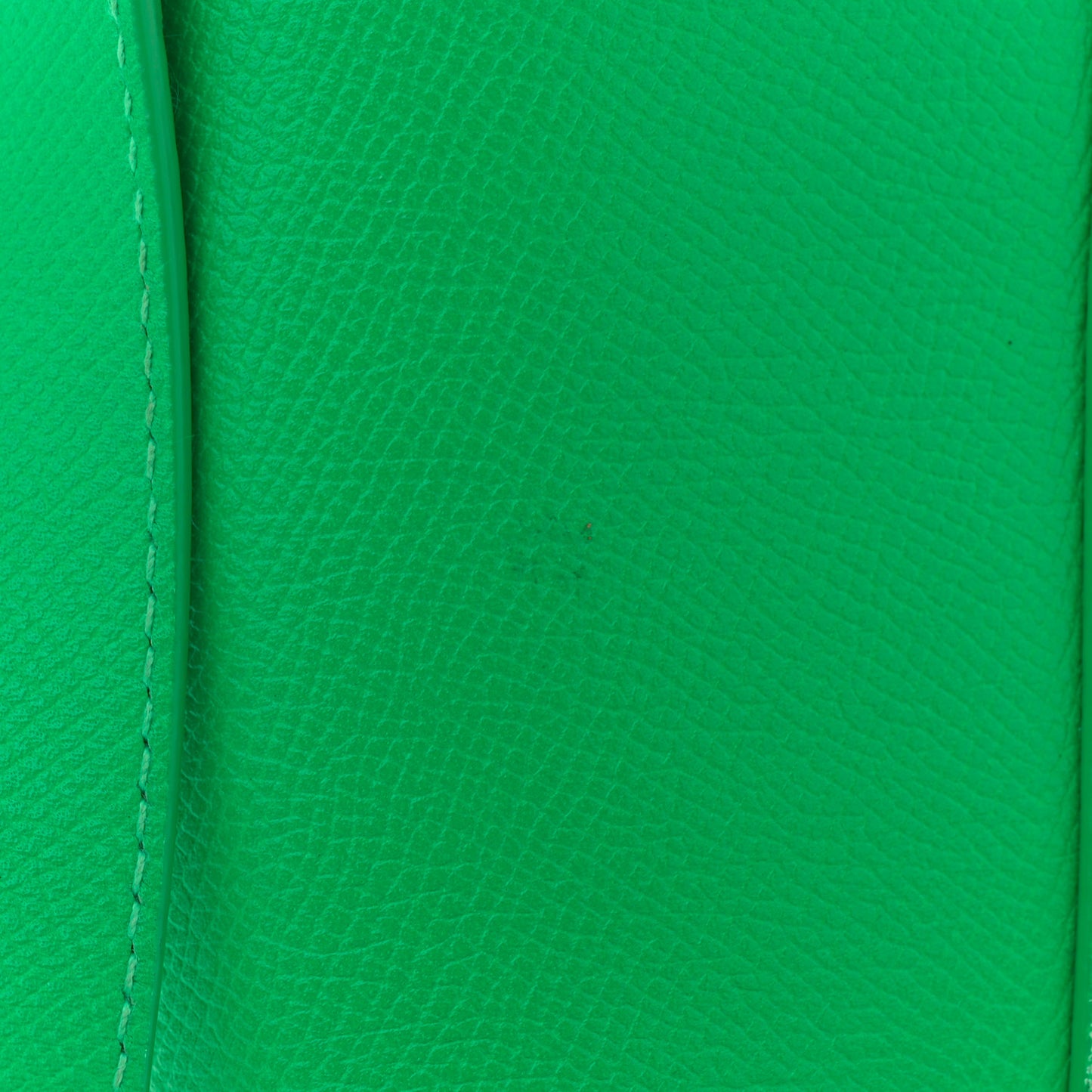 Grained Calfskin XS Downtown Shoulder Bag Vivid Green