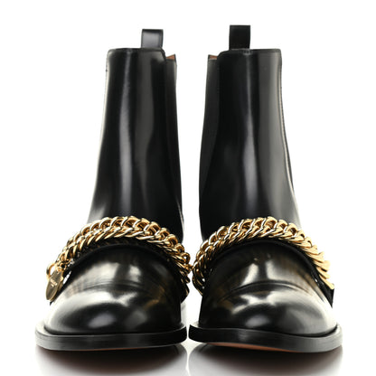 Givenchy Calfskin Chain Chelsea Boots 39.5 Black 2 of 12