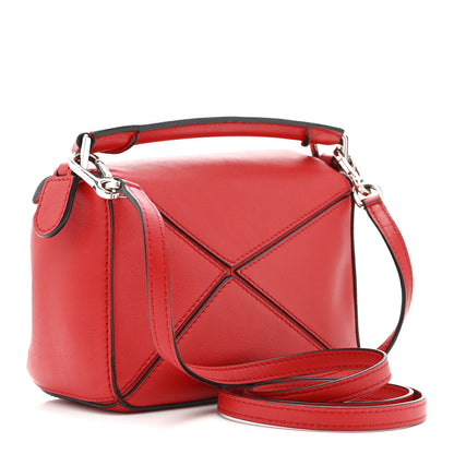 Loewe Calfskin Mini Puzzle Bag Pomodoro 3 of 10