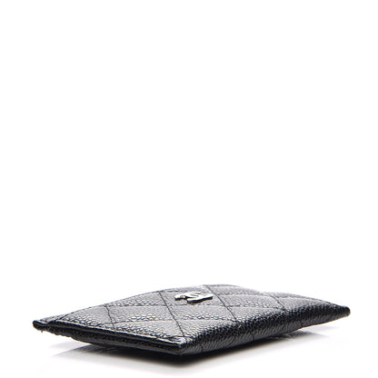 Chanel Caviar Quilted Card Holder Black 4 of 9