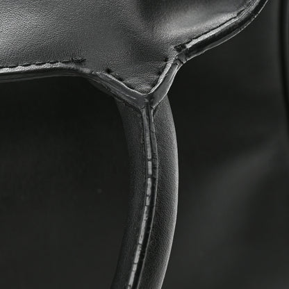 Salvatore Ferragamo Calfskin Double Handle Small Nolita Satchel Black 12 of 15