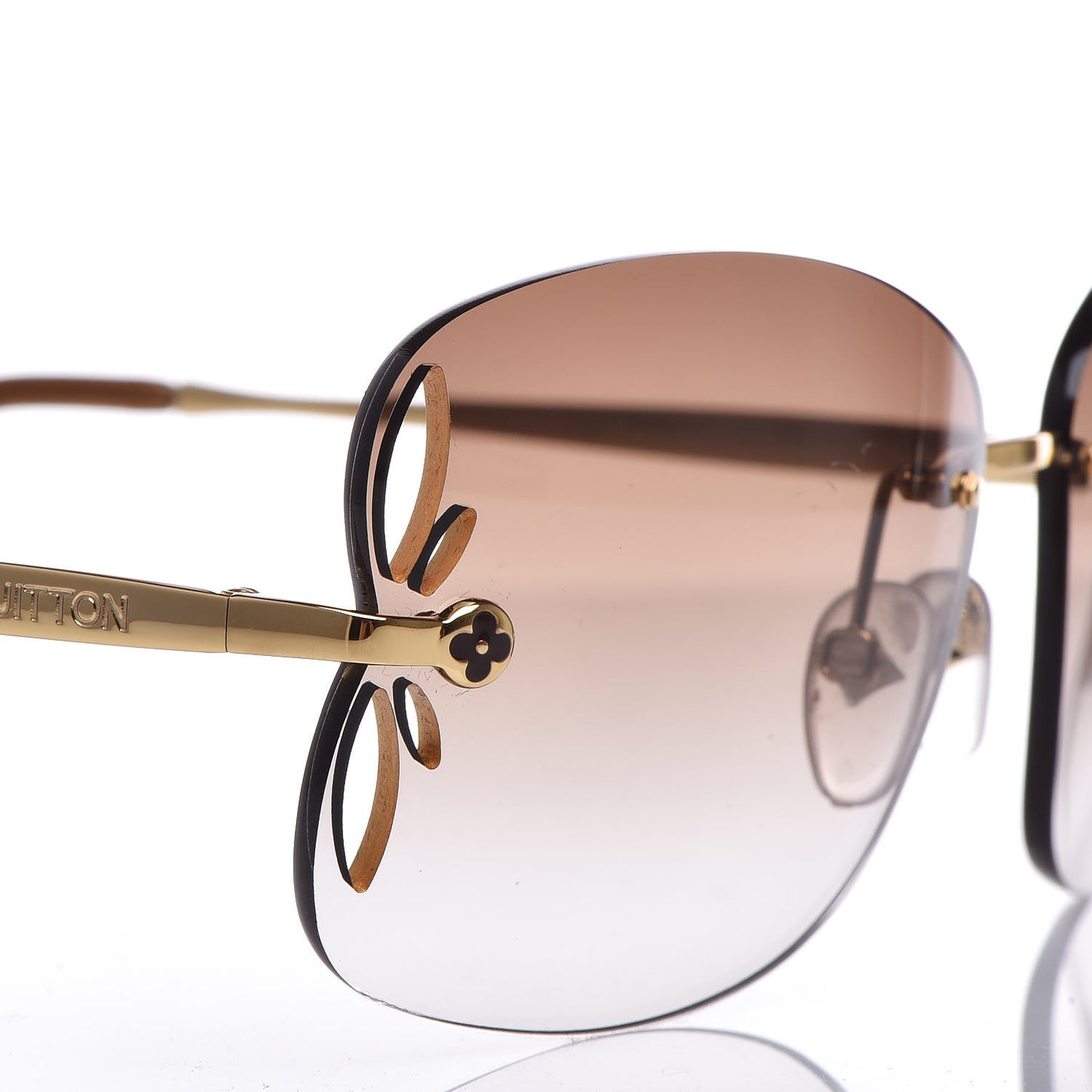 Lily Sunglasses Z0371U Brown Glitter