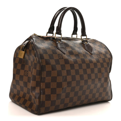 Louis Vuitton Damier Ebene Speedy 30 3 of 10