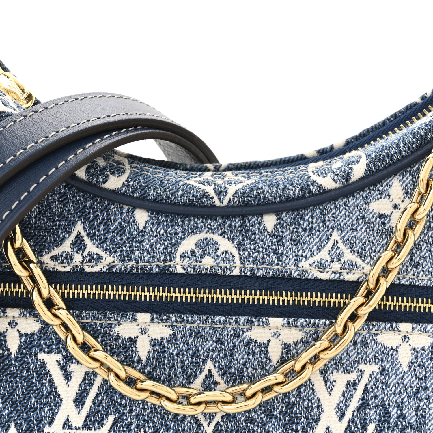 Louis Vuitton Monogram Jacquard Denim Loop Bleu 1850525 – FASHIONPHILE