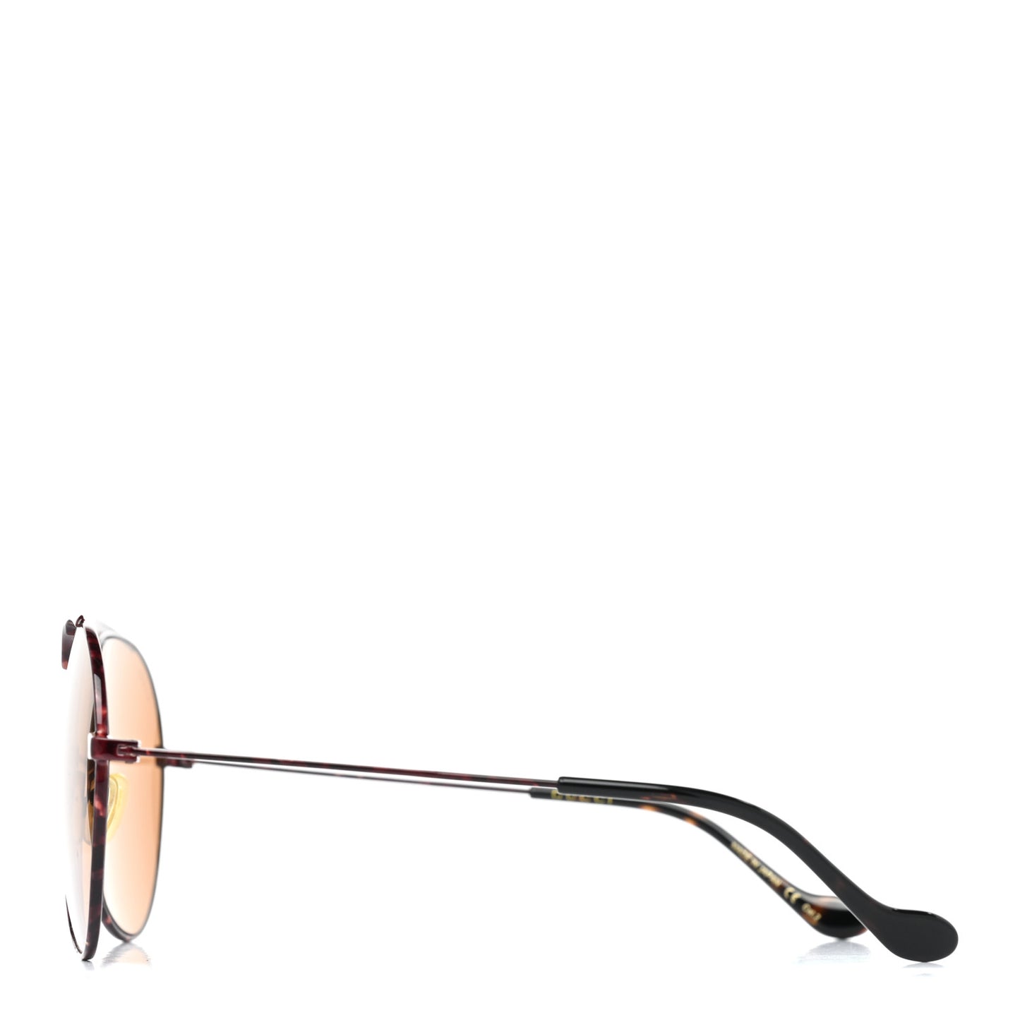 Metal Aviator Frame Sunglasses GG0908S Tortoise