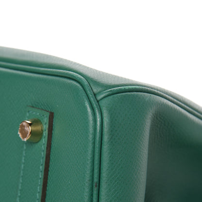 Hermes Epsom Birkin 35 Vert Vertigo 37 of 38